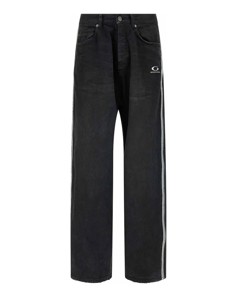 Balenciaga Schlagjeans - Schwarz Schwarz