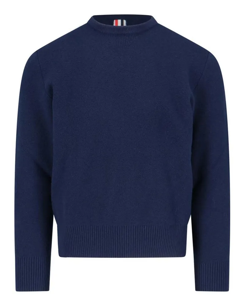 Thom Browne Rundhalspullover - Blau Blau