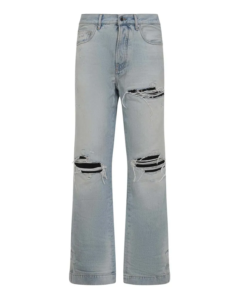 Amiri Straight Leg Jeans - Jeansblau Jeansblau