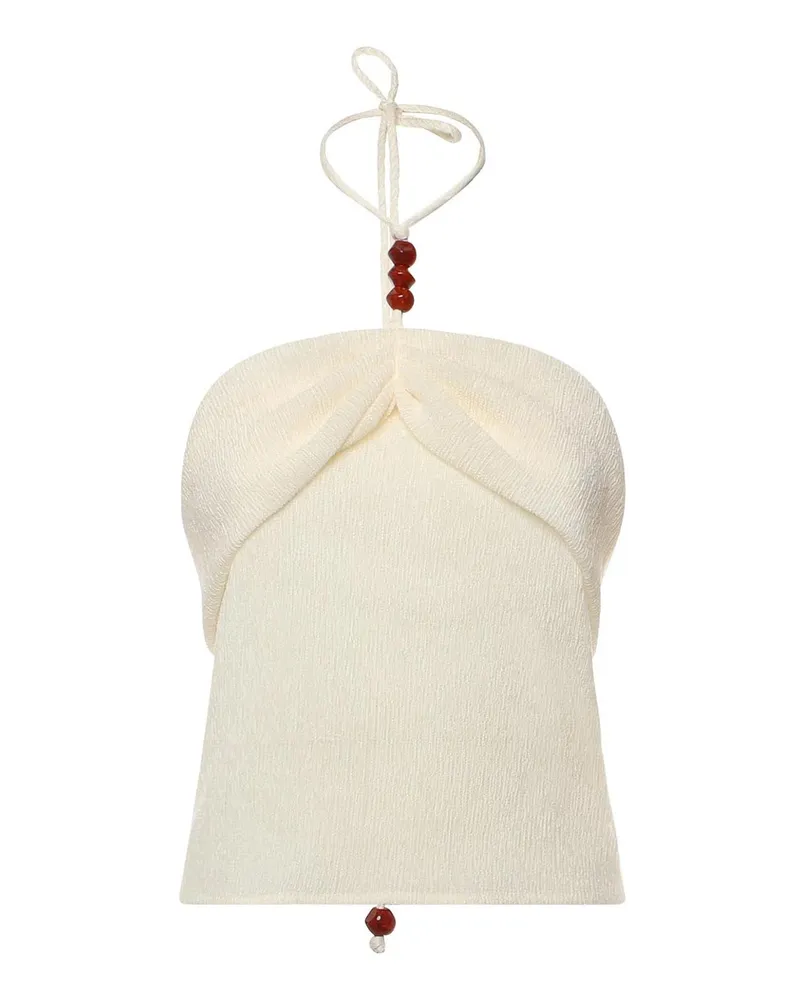 Magda Butrym Top - Weiß Weiß