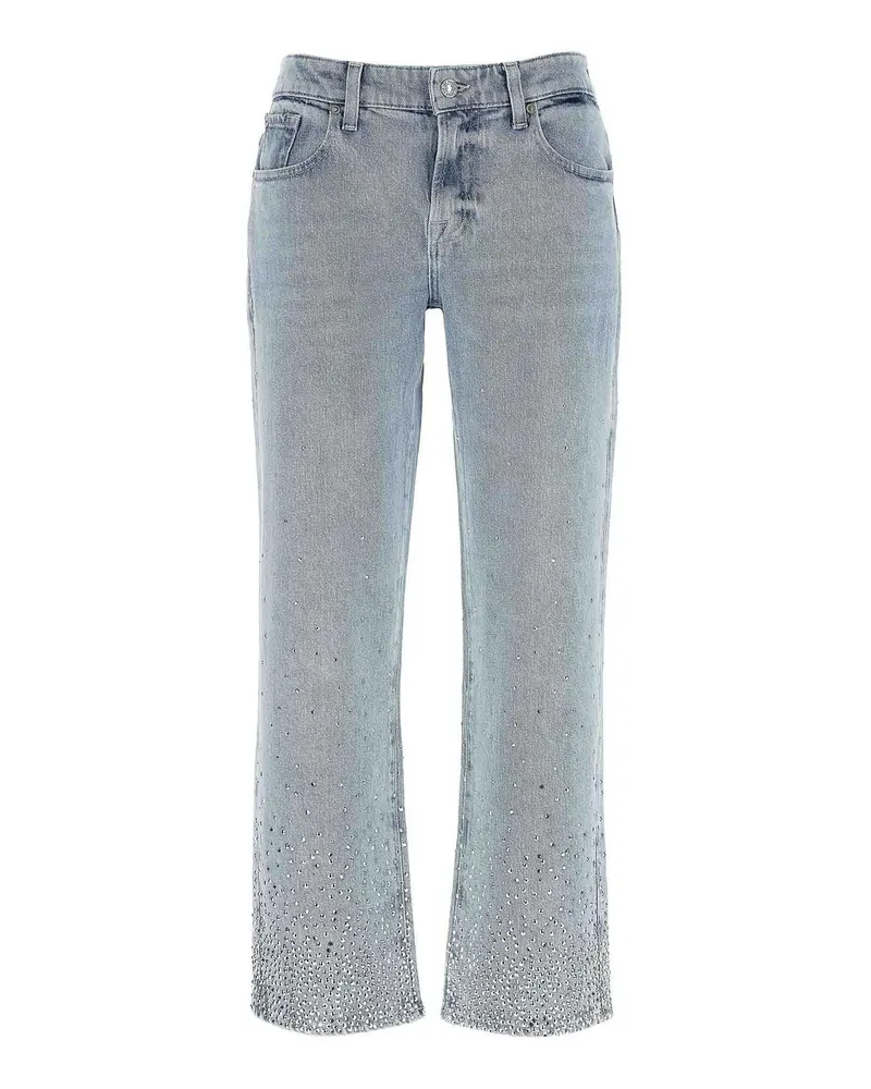 7 for all mankind Straight Leg Jeans - Hellblau Hellblau