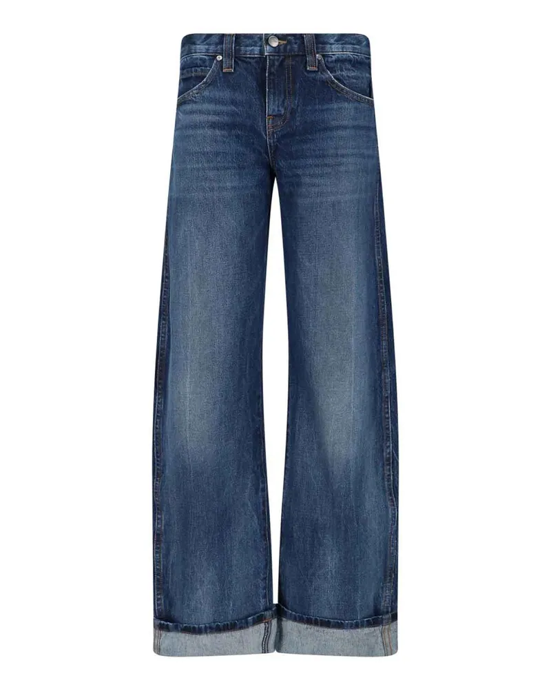 KHAITE Straight Leg Jeans - Blau Blau