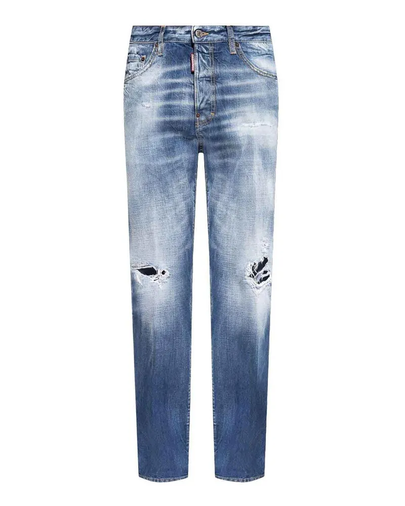 Dsquared2 Shorts - Helles Jeansblau Helles