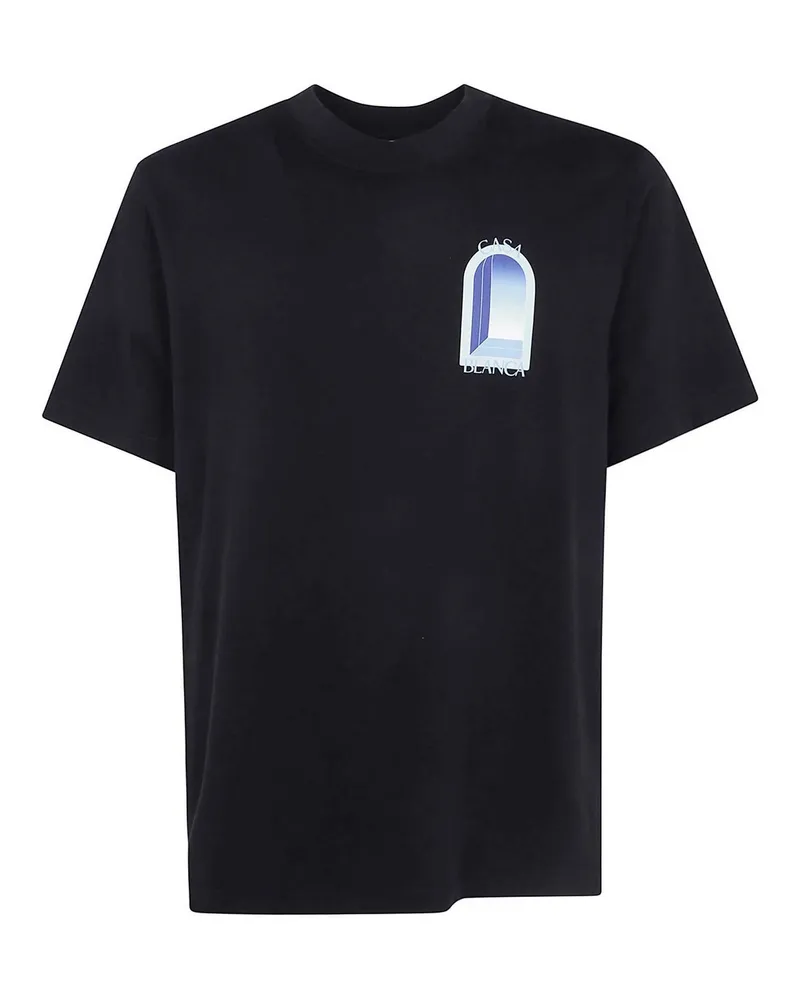Casablanca Paris T-Shirt - Schwarz Schwarz
