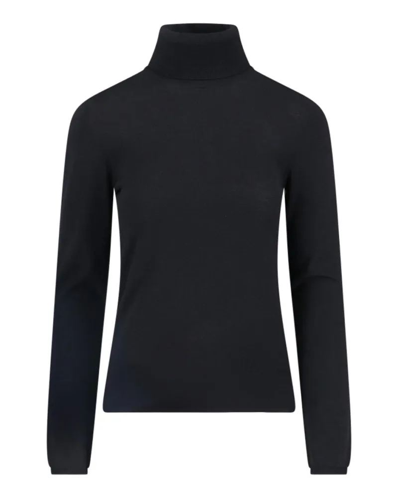 Zanone Rollkragenpullover - Schwarz Schwarz