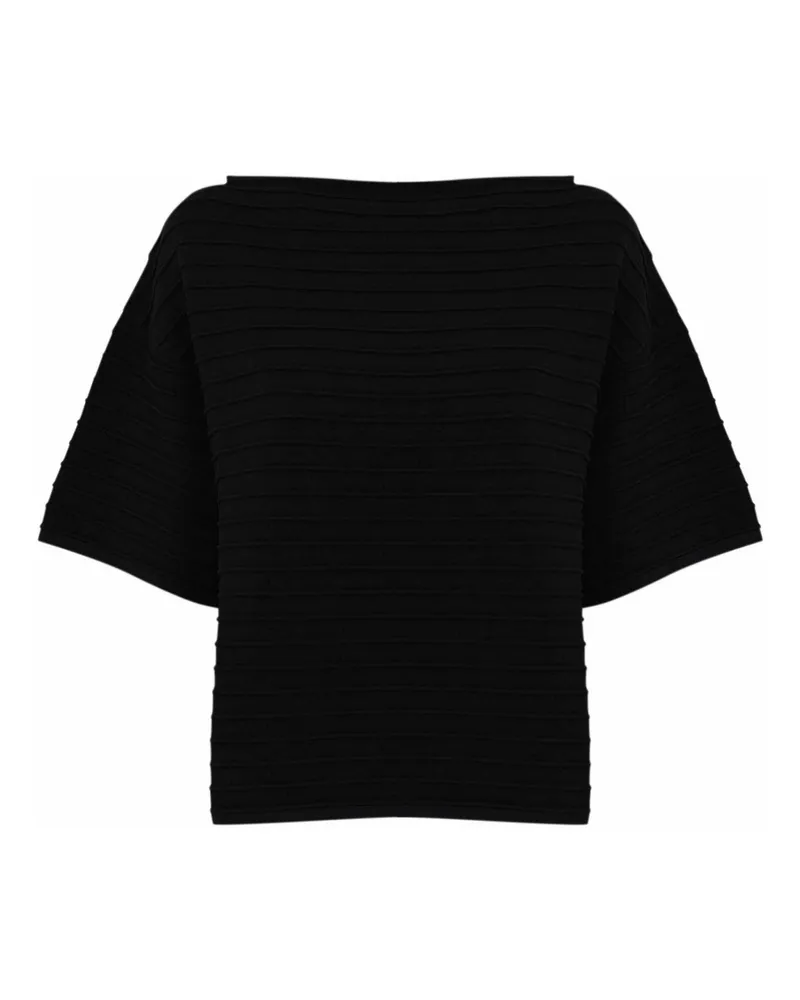 Liviana Conti Rundhalspullover - Schwarz Schwarz