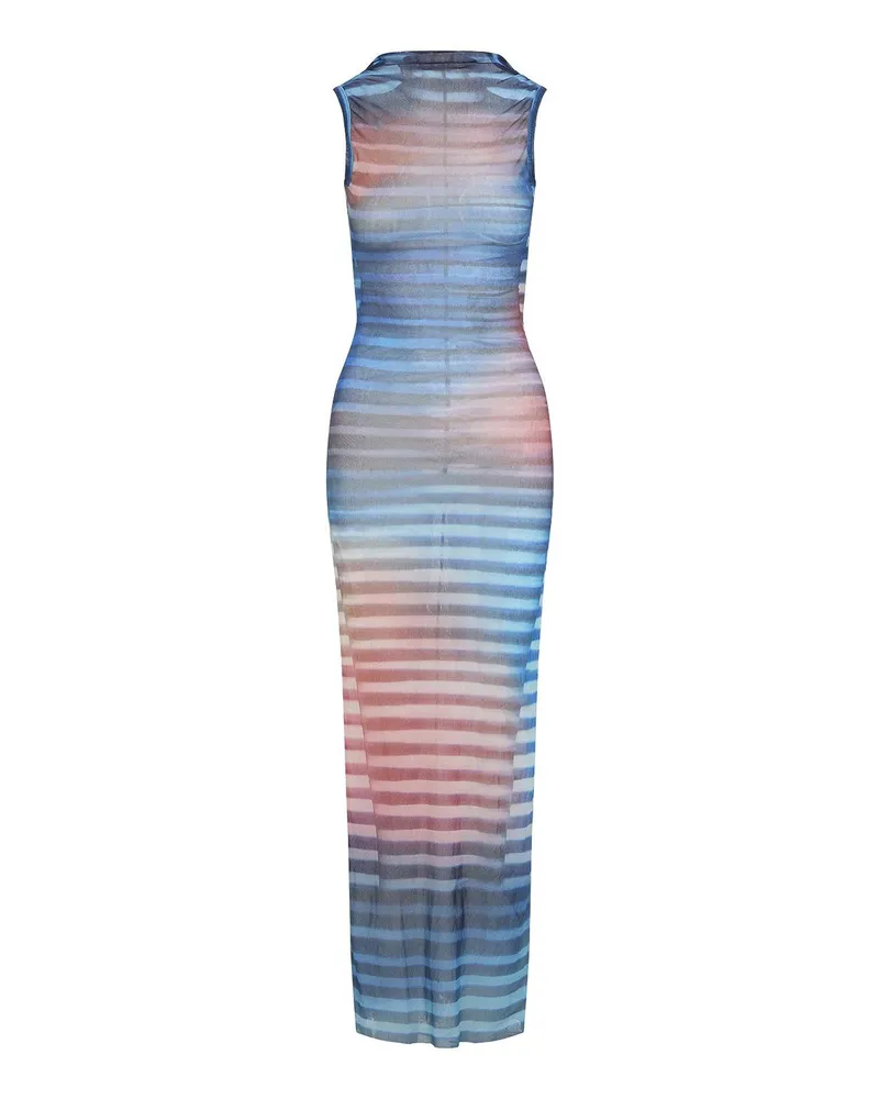 Jean Paul Gaultier Maxikleid - Blau Blau