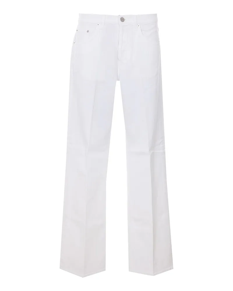 Dondup Straight Leg Jeans - Weiß Weiß