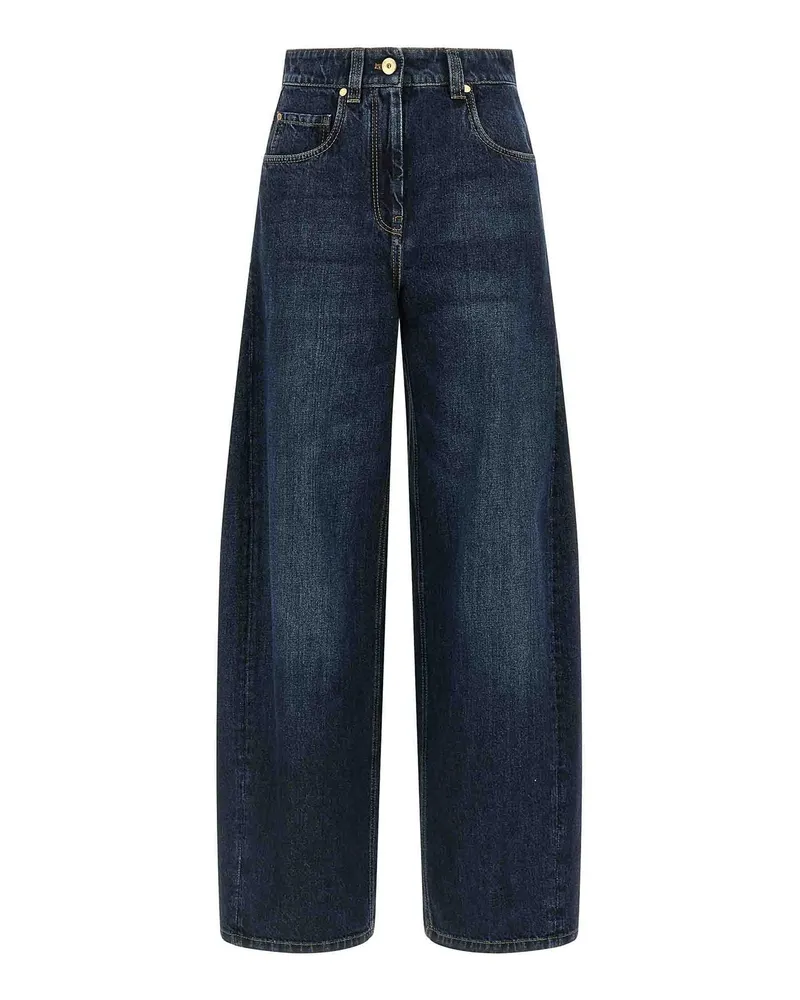 Brunello Cucinelli Straight Leg Jeans - Blau Blau