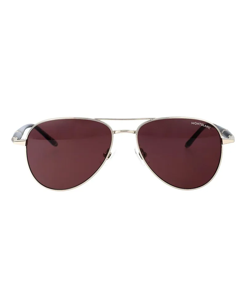 Montblanc Sonnenbrille - Silber Silber