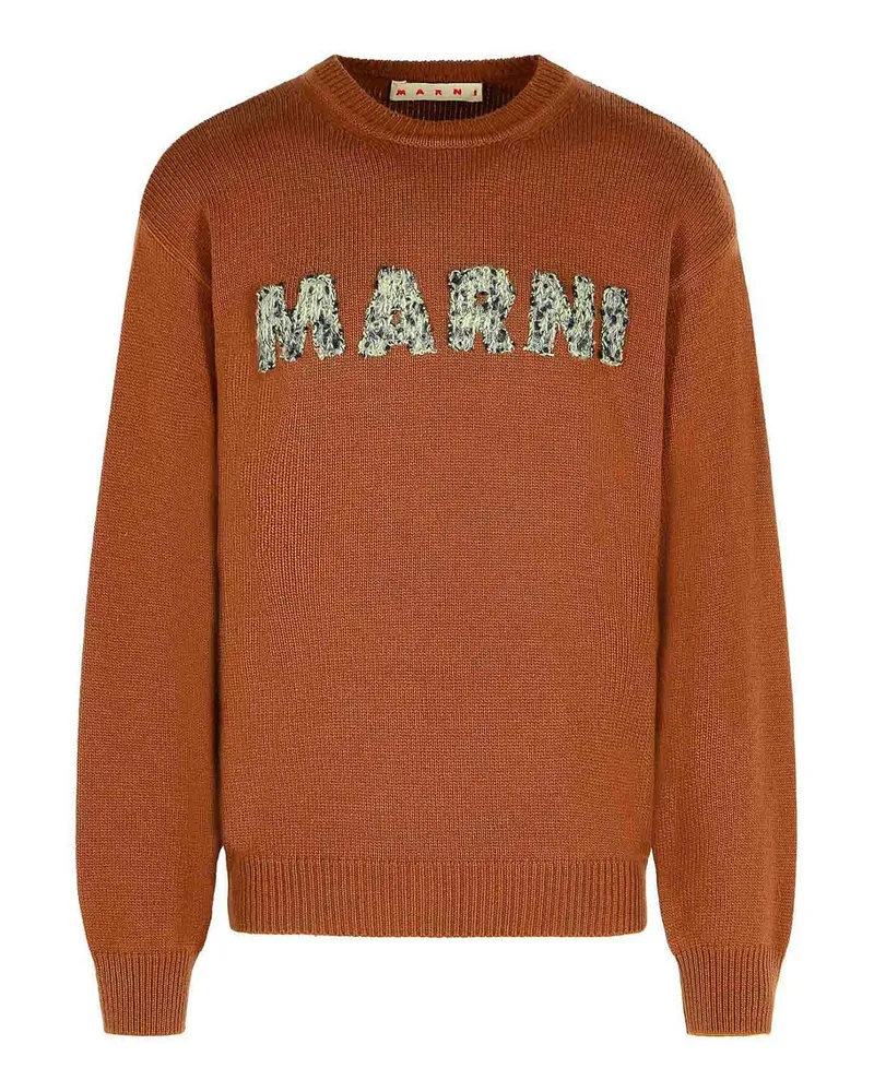 Marni Rundhalspullover - Braun Braun