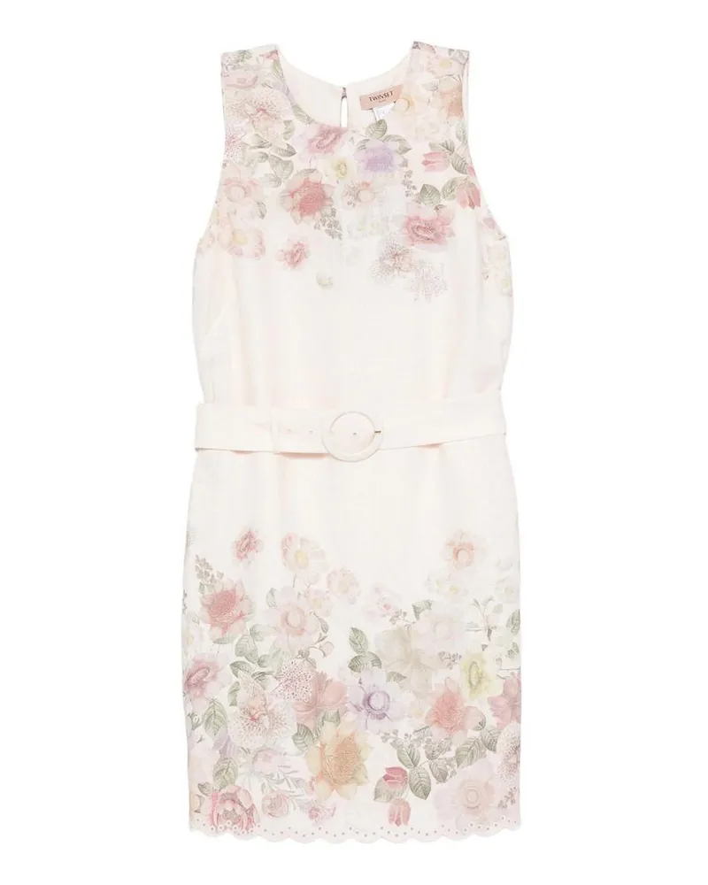 Twin-Set Kurzes Kleid - Nude Nude