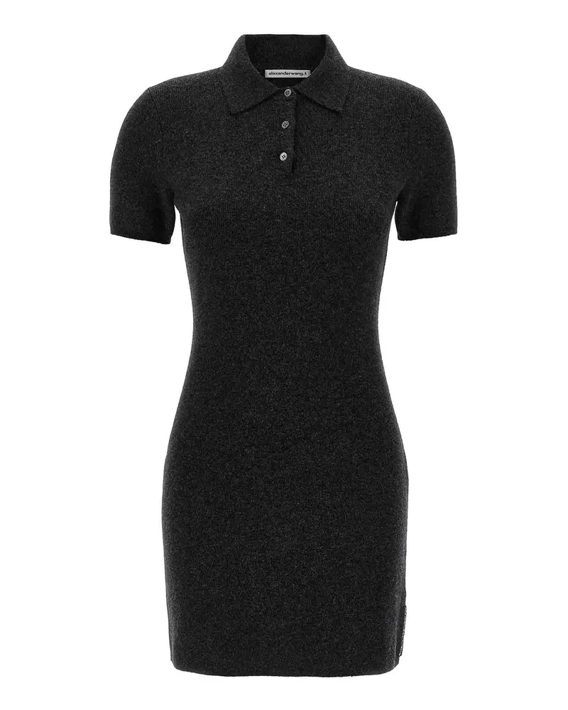 Alexander Wang Knielanges Kleid - Grau Grau