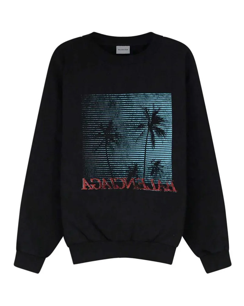 Balenciaga Sweatshirt - Schwarz Schwarz