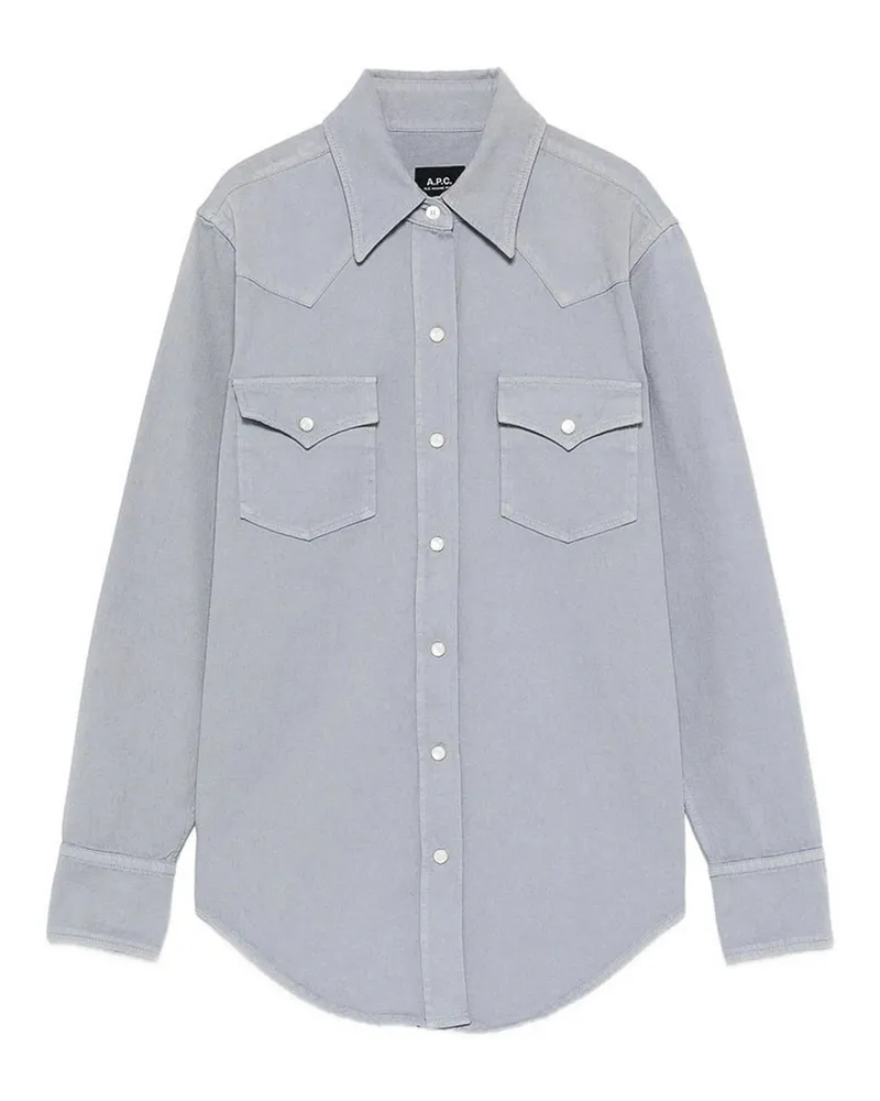 A.P.C. A. P.C. Hemd - Grau Grau