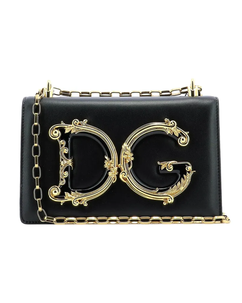 Dolce & Gabbana Schultertasche - Schwarz Schwarz