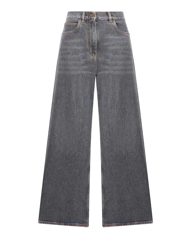 Etro Straight Leg Jeans - Blau Blau