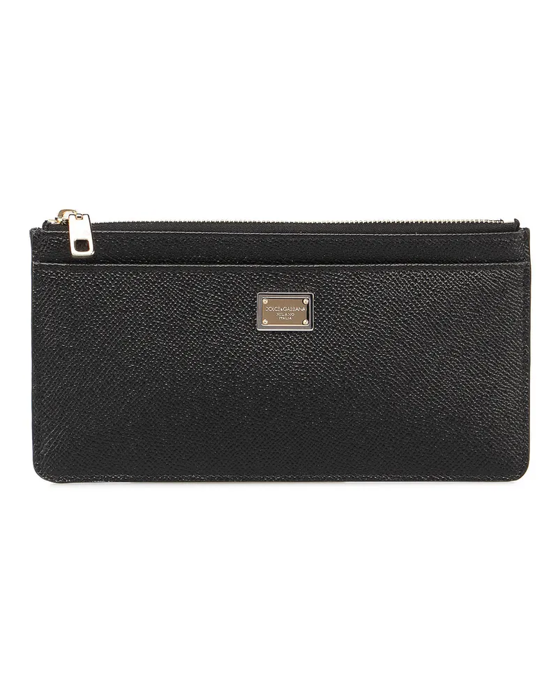 Dolce & Gabbana Portemonnaie - Schwarz Schwarz