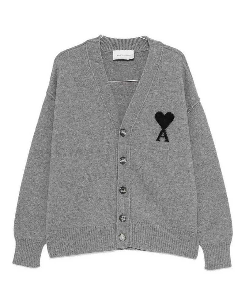 AMI Paris Cardigan - Grau Grau