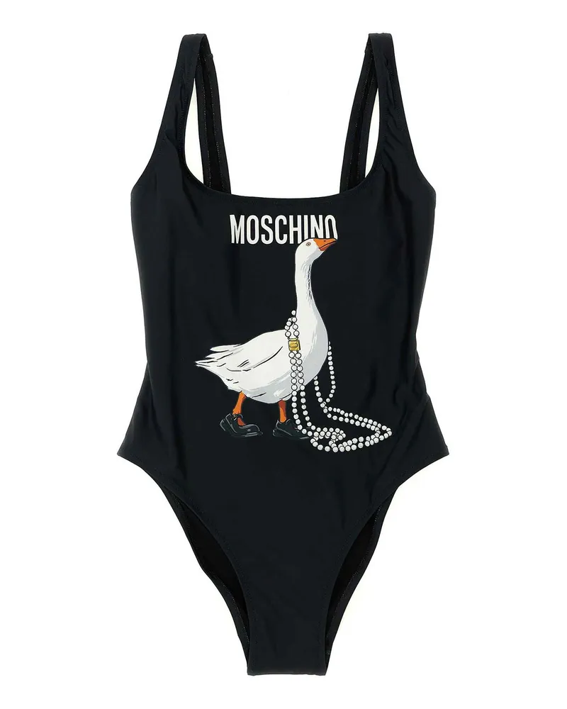Moschino Badeanzug - Schwarz Schwarz