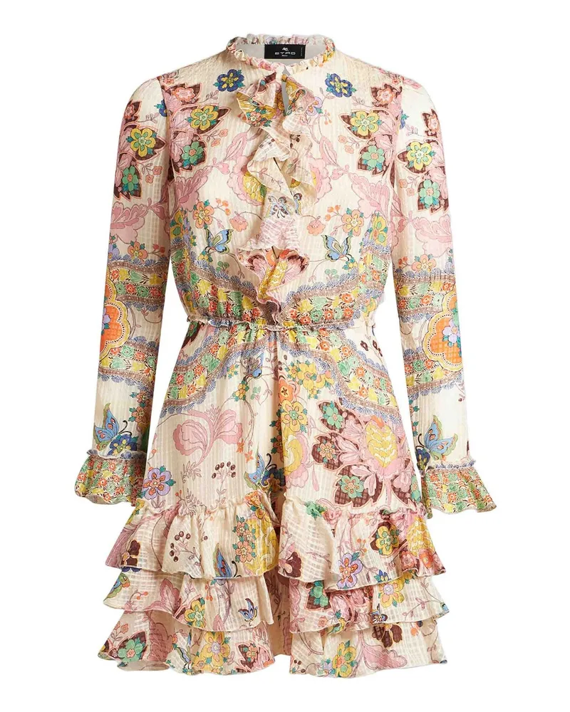 Etro Kurzes Kleid - Bunt Bunt