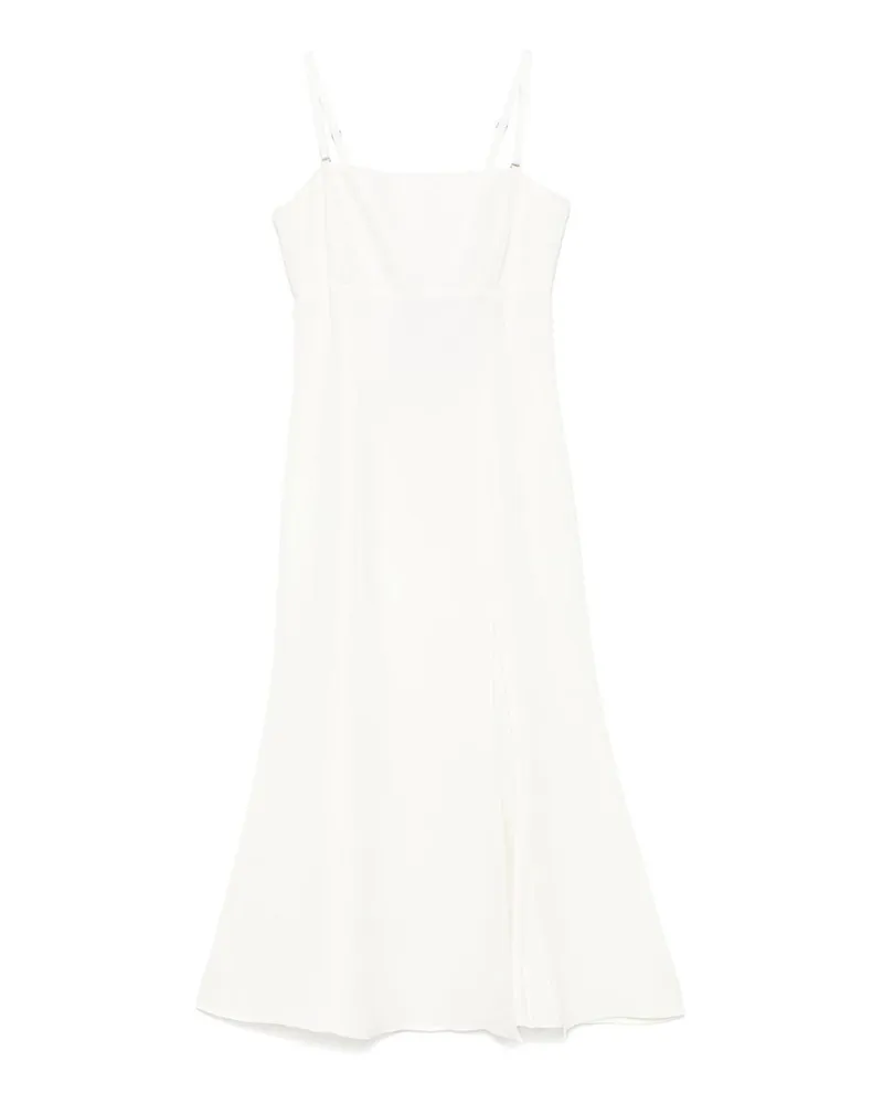 Twin-Set Knielanges Kleid - Weiß Weiß