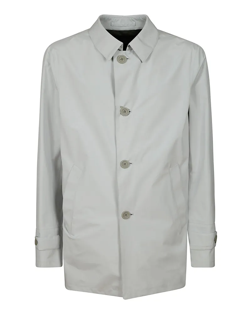 Herno Trenchcoat - Silber Hellgrau