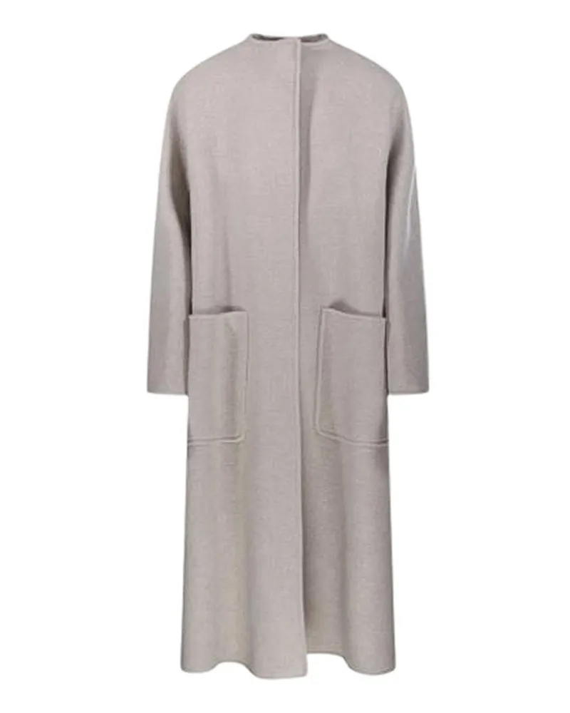 Max Mara Kurzer Mantel - Beige Beige