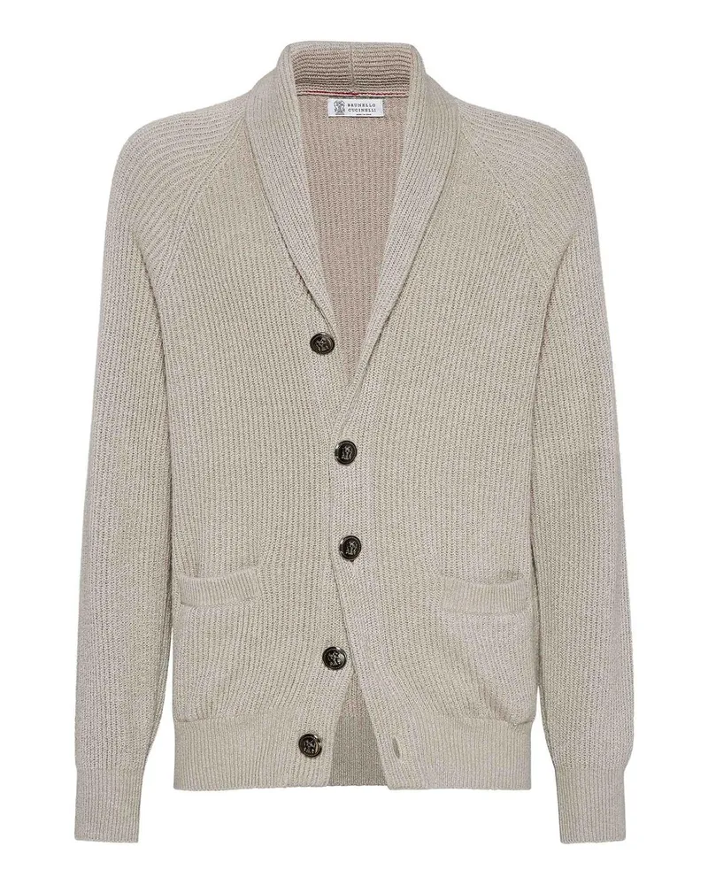 Brunello Cucinelli Cardigan - Schwarz Beige