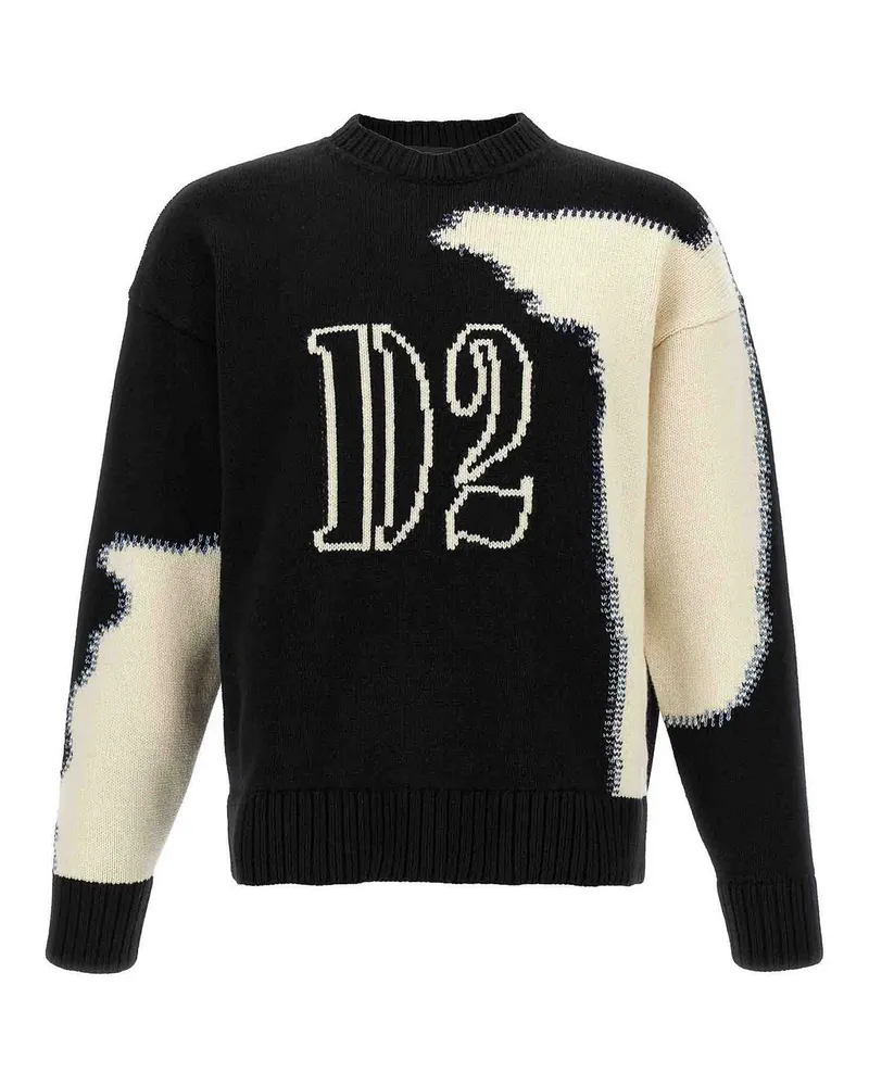 Dsquared2 Rundhalspullover - Weiß Weiß