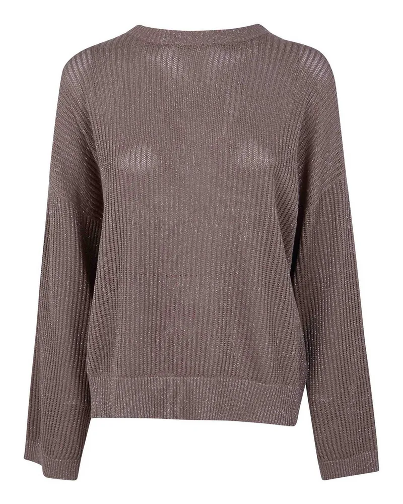Brunello Cucinelli Rundhalspullover - Nude Nude