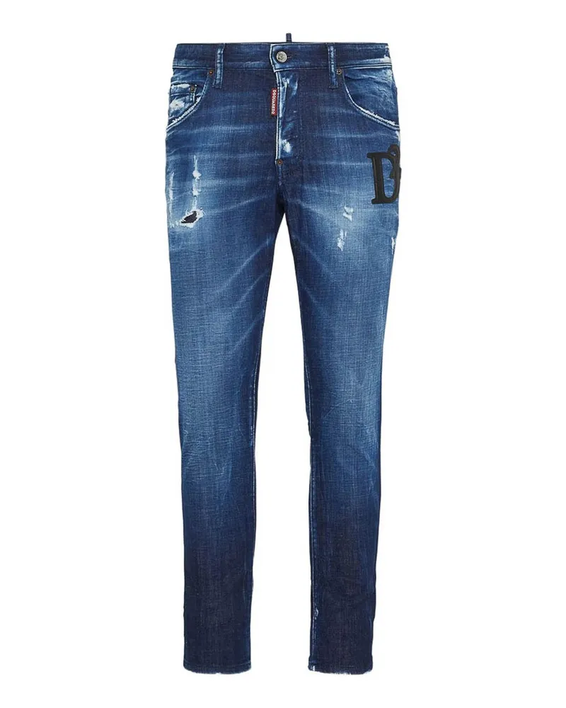 Dsquared2 Bootcut Jeans - Blau Blau