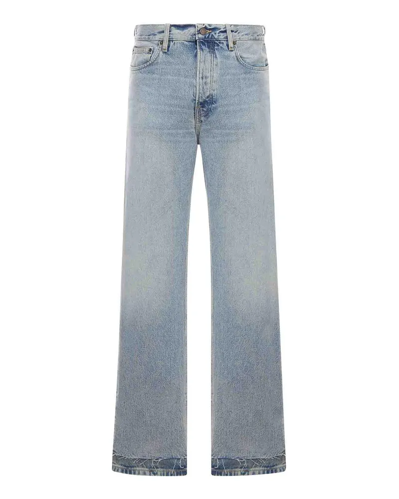 Haikure Straight Leg Jeans - Blau Blau
