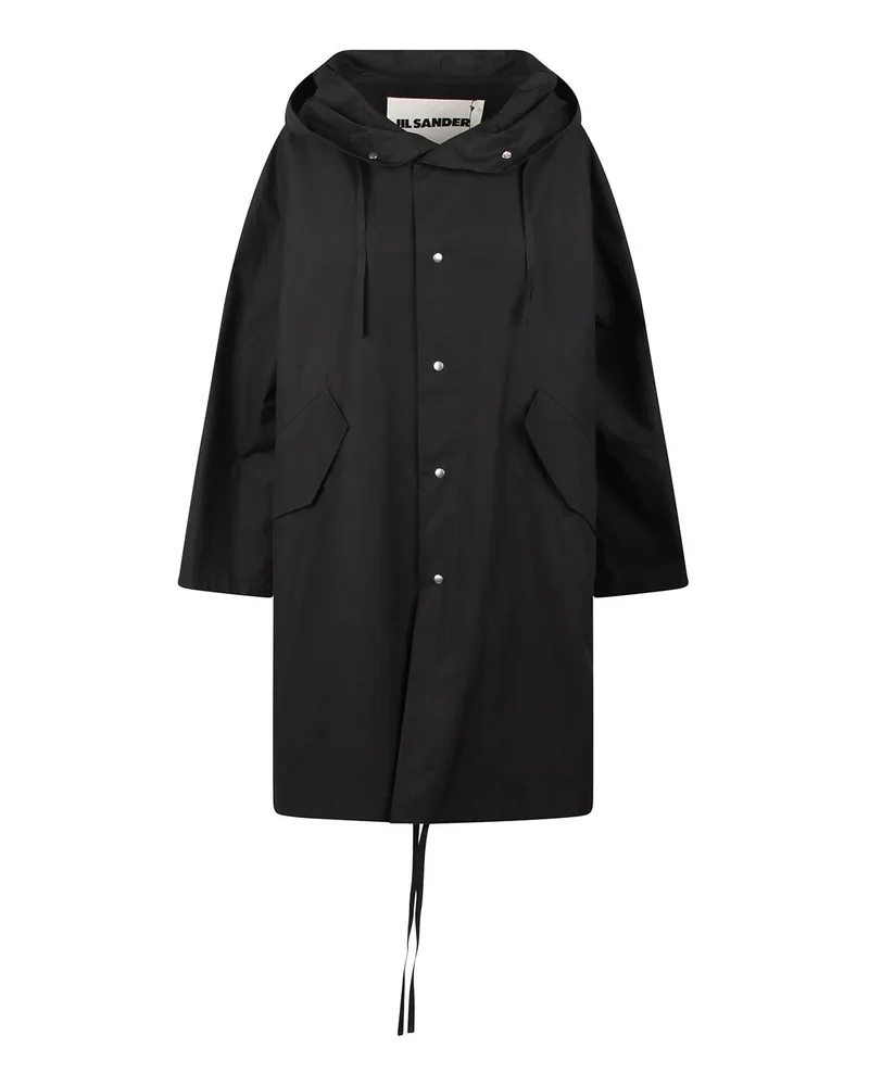 Jil Sander Parka - Schwarz Schwarz