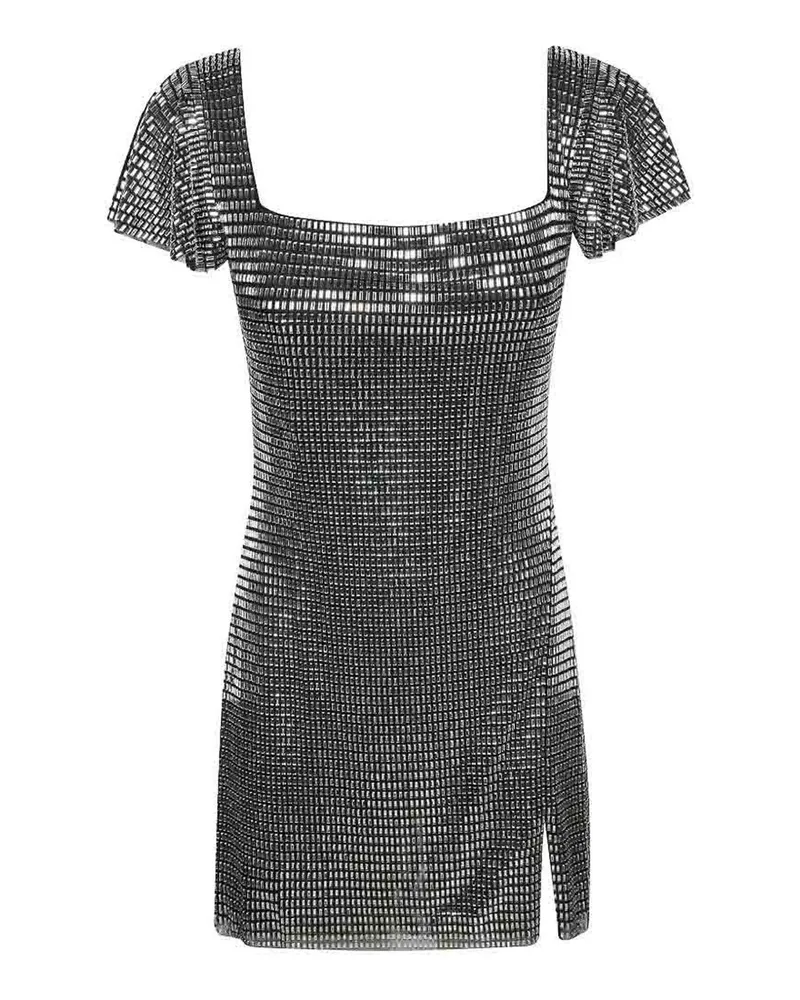 Self-Portrait Kurzes Kleid - Grau Grau