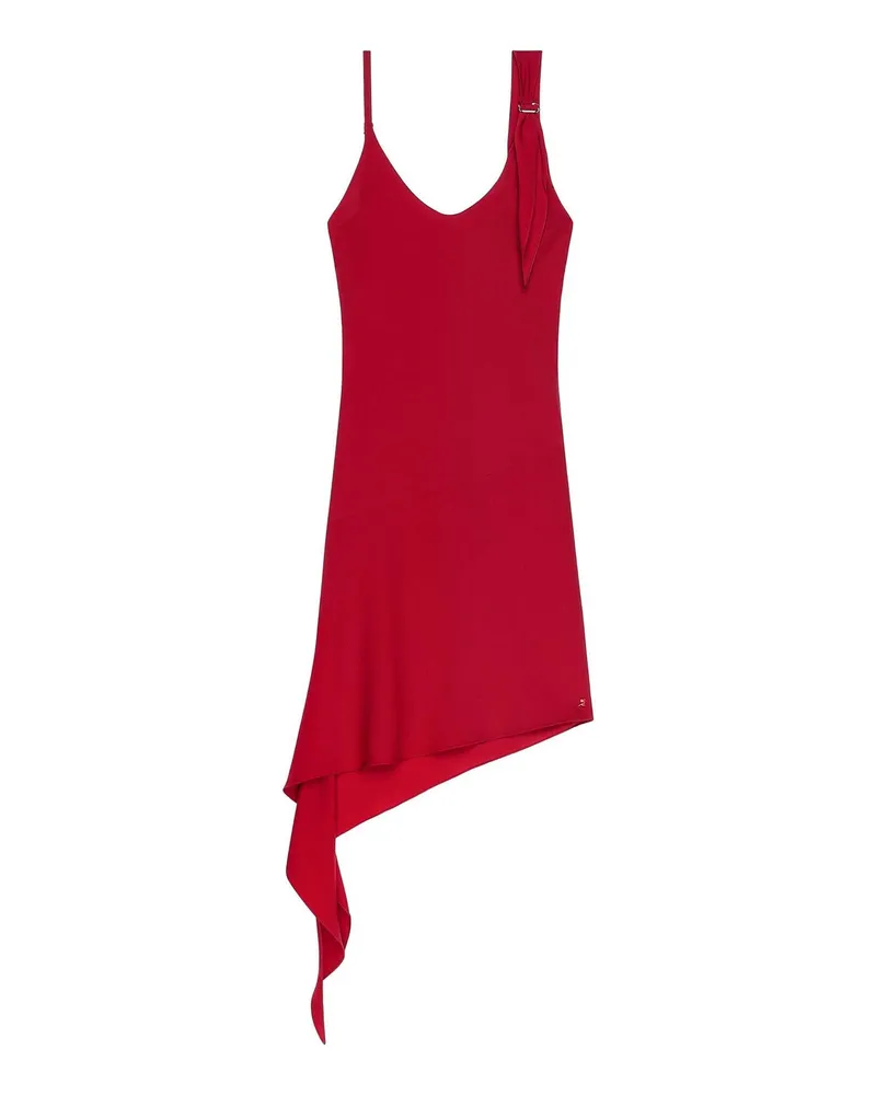 Courrèges Knielanges Kleid - Rot Rot