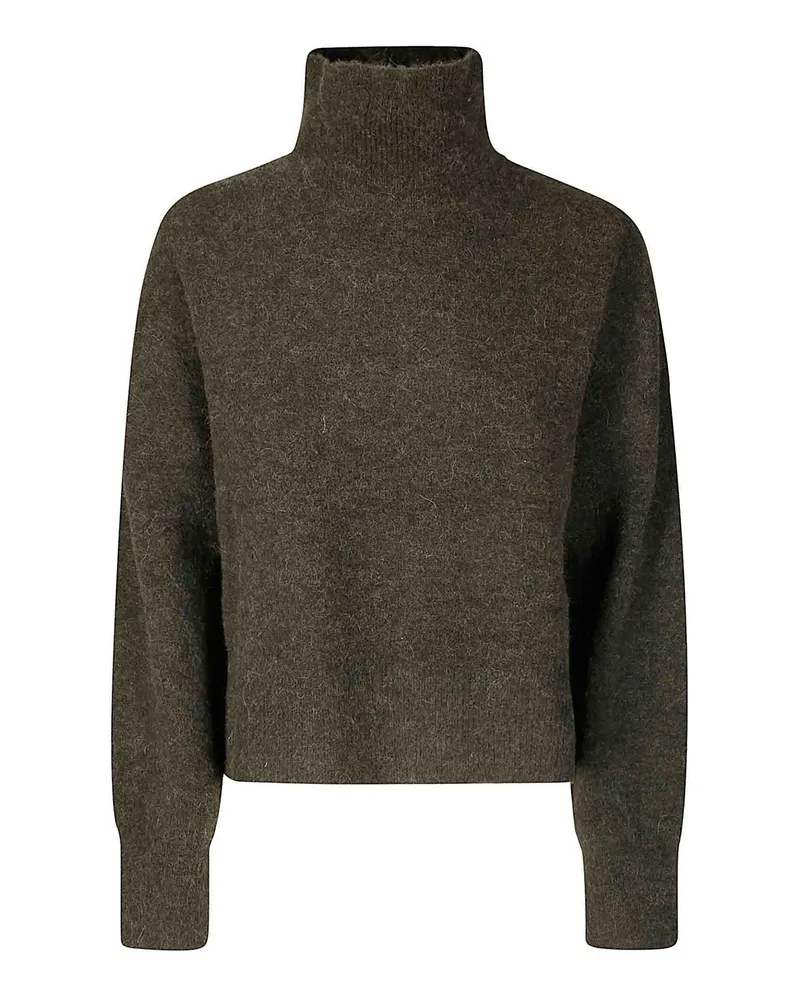 Samsøe & Samsøe Rollkragenpullover - Dunkelgrün Dunkelgrün