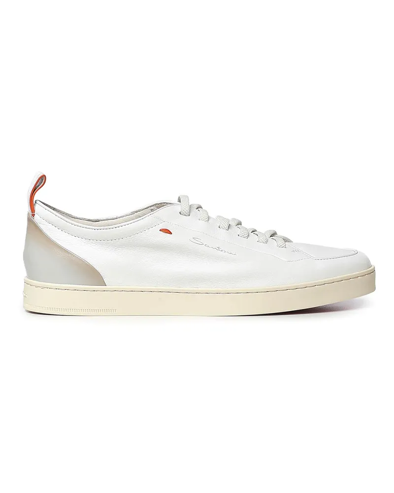 Santoni Sneaker - Weiß Weiß