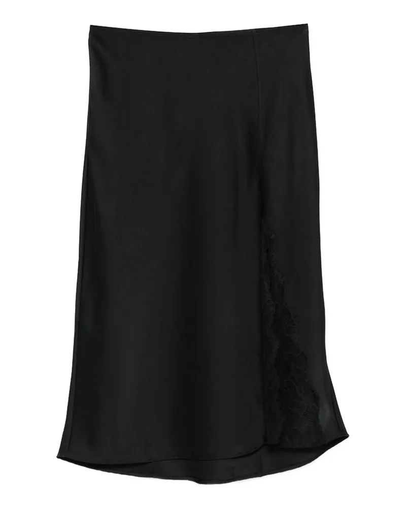 Calvin Klein Midirock - Schwarz Schwarz