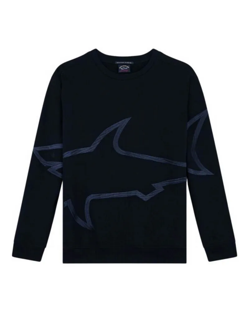 Paul & Shark Rundhalspullover - Blau Blau