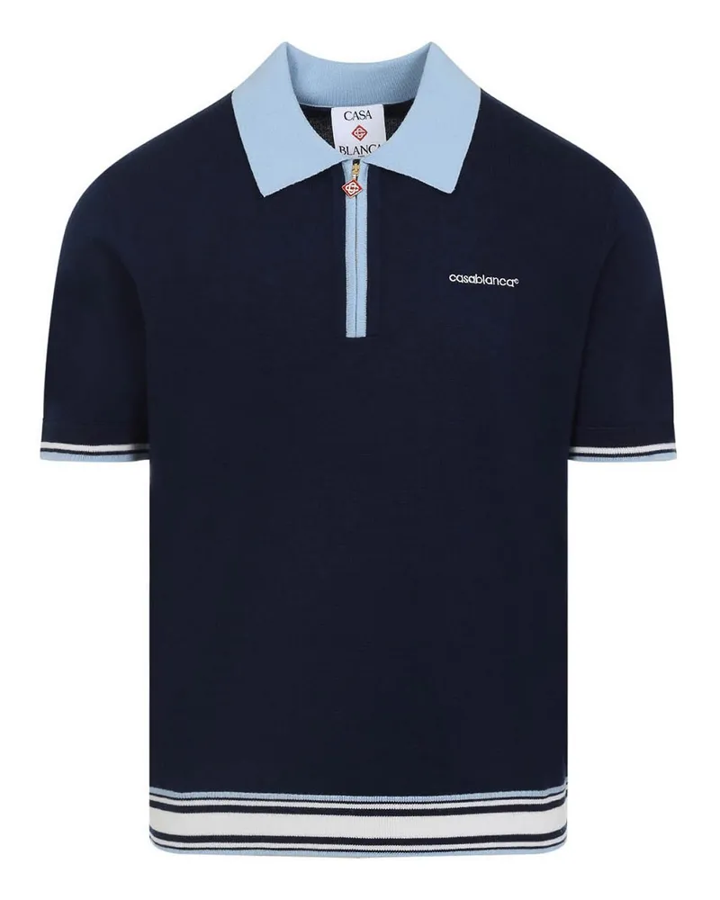 Casablanca Paris Poloshirt - Blau Blau