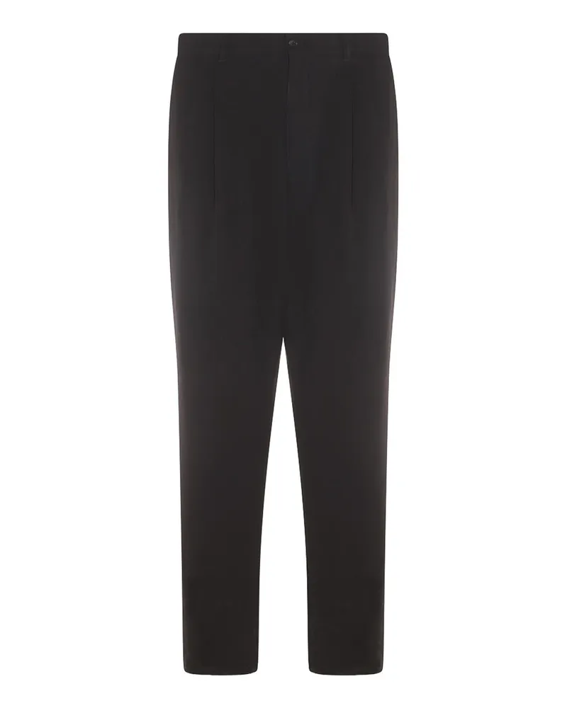 Giorgio Armani Casual Hose - Schwarz Schwarz