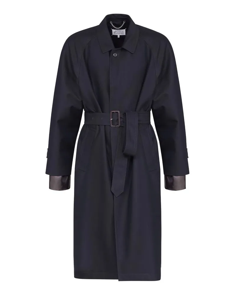 Maison Margiela Kurzer Mantel - Schwarz Schwarz