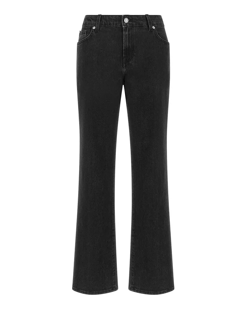 7 for all mankind Schlagjeans - Schwarz Schwarz