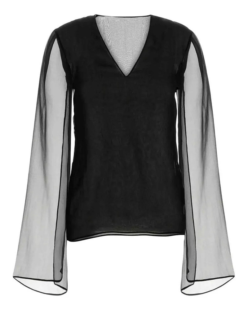 Alberta Ferretti Hemd - Schwarz Schwarz