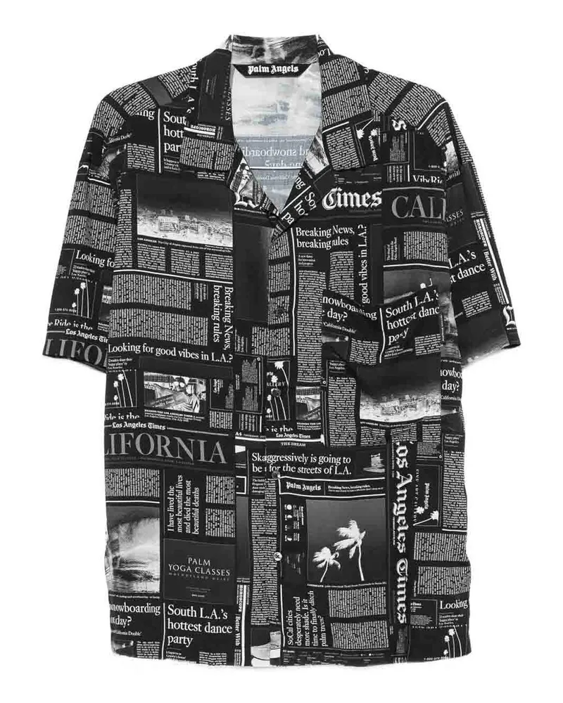 Palm Angels Hemd - Schwarz Schwarz