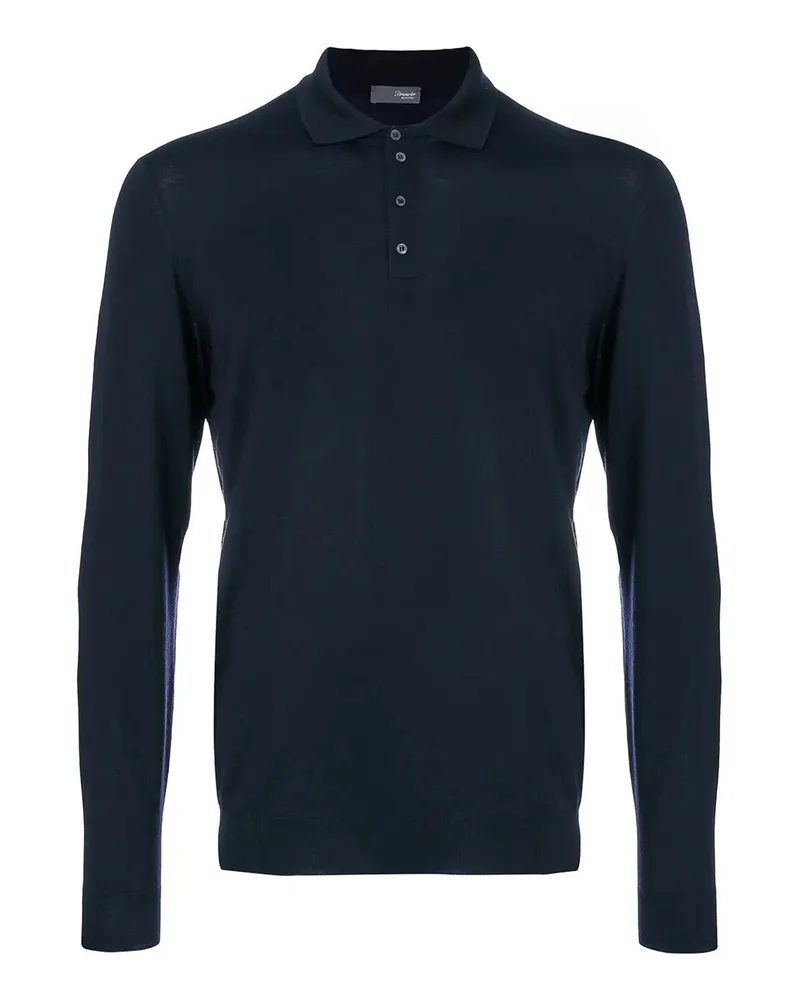 Drumohr  Poloshirt - Dunkelblau Dunkelblau