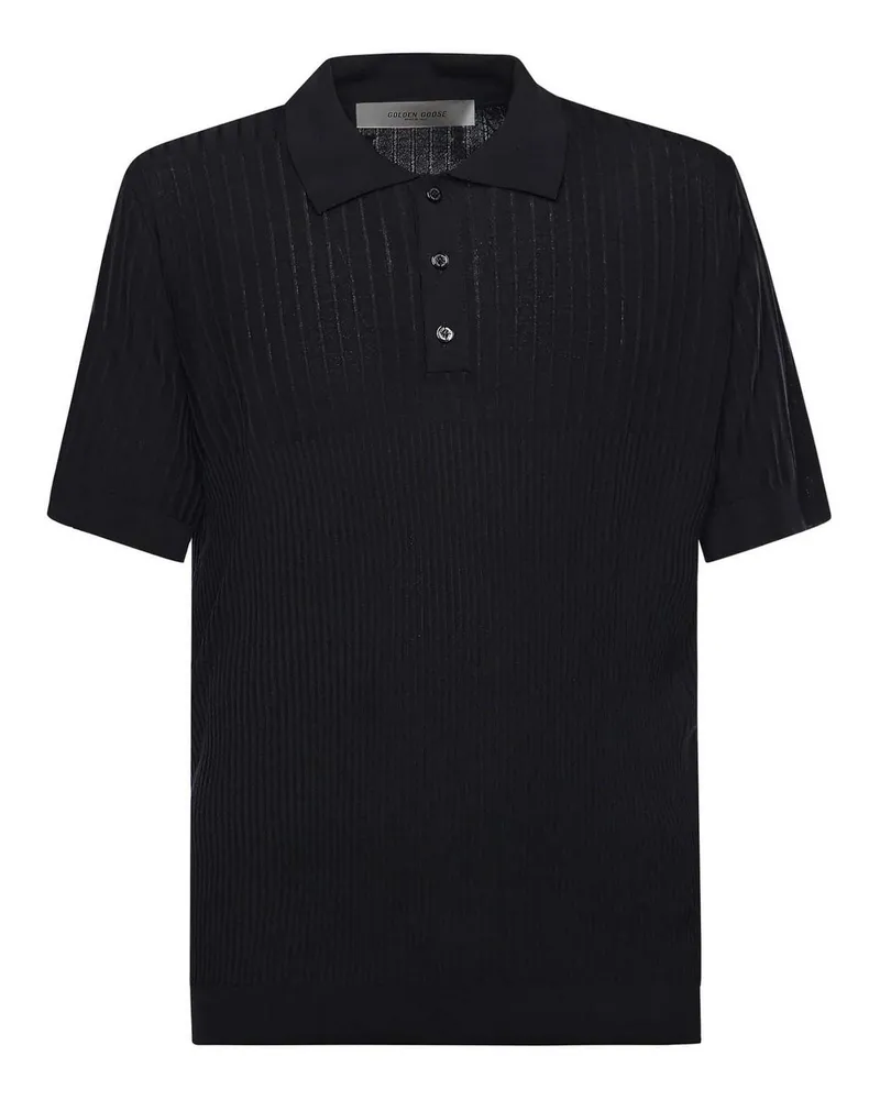 Golden Goose Poloshirt - Schwarz Schwarz