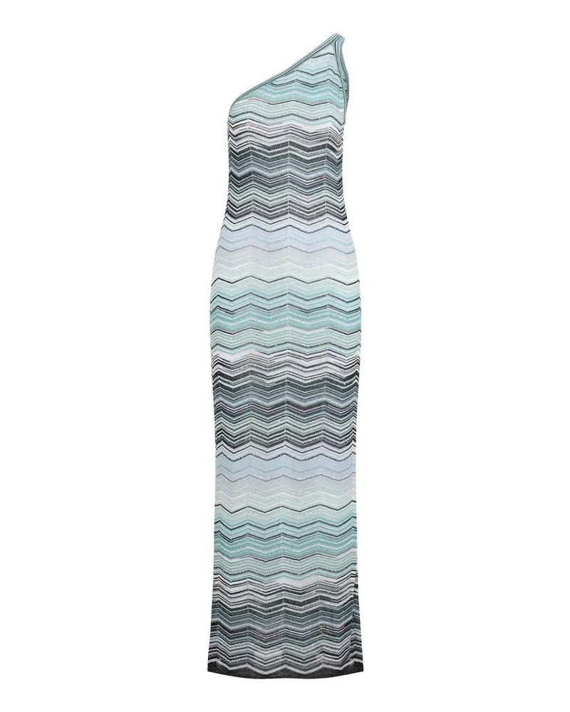 Missoni Maxikleid - Hellblau Hellblau