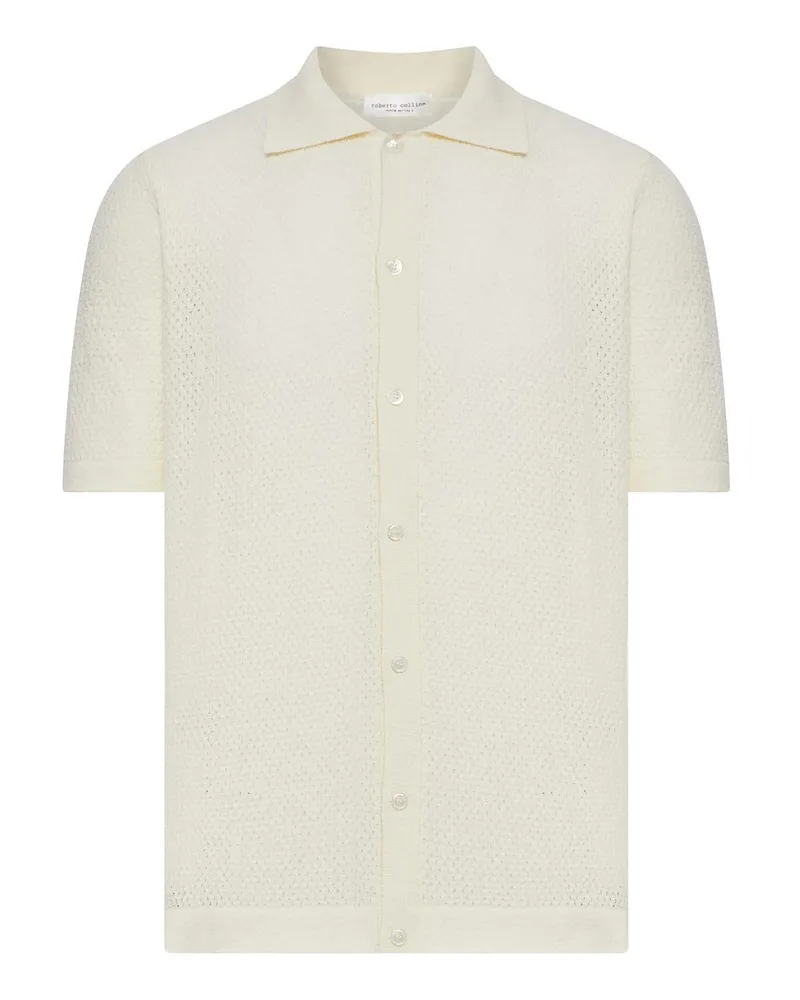 Roberto Collina Hemd - Weiß Weiß